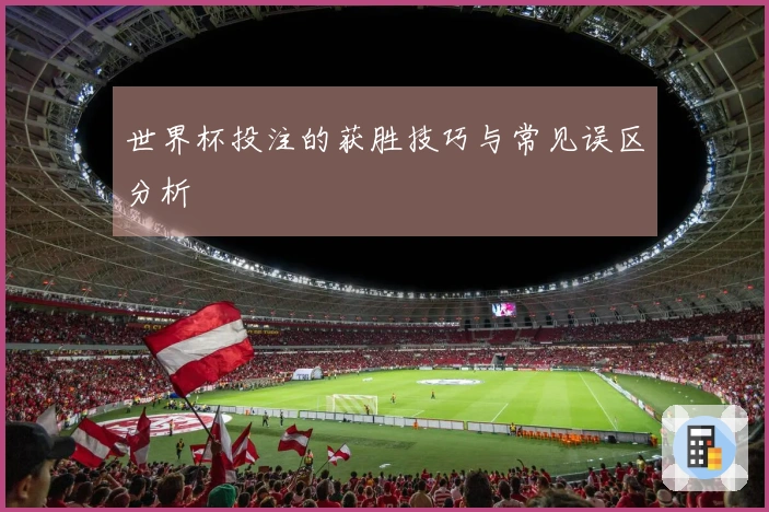 世界杯投注的获胜技巧与常见误区分析